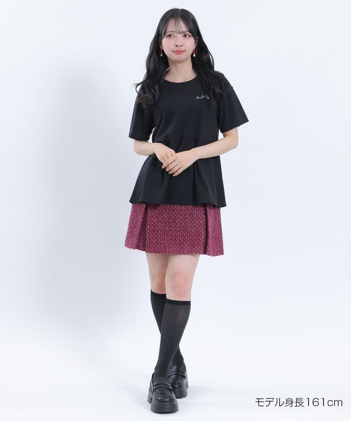 MARY QUANT(マリークワント)の「タックペプラム プルオーバー(シャツ/ブラウス・レディース・ホワイト/ブルー/ブラック・M)」の12枚目の写真