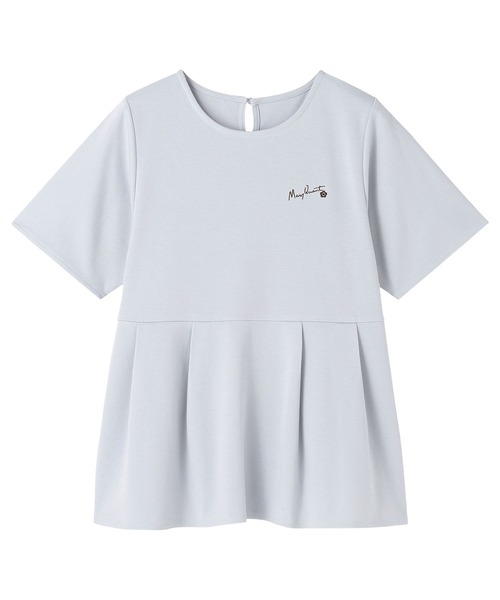 MARY QUANT(マリークワント)の「タックペプラム プルオーバー(シャツ/ブラウス・レディース・ホワイト/ブルー/ブラック・M)」の14枚目の写真