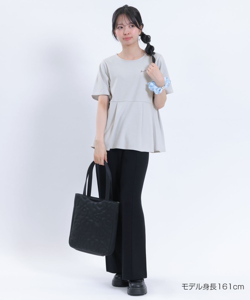 MARY QUANT(マリークワント)の「タックペプラム プルオーバー(シャツ/ブラウス・レディース・ホワイト/ブルー/ブラック・M)」の18枚目の写真