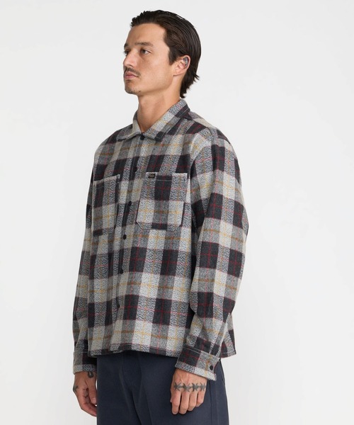 RVCA(ルーカ)の「RVCA メンズ DAYSHIFT FLANNEL 長袖シャツ 【2026年秋冬モデル】/ルーカチェックネルシャツ(シャツ/ブラウス・メンズ・ホワイト系その他/マルチ・SMALL/MEDIUM/LARGE/X-LARGE)」の9枚目の写真