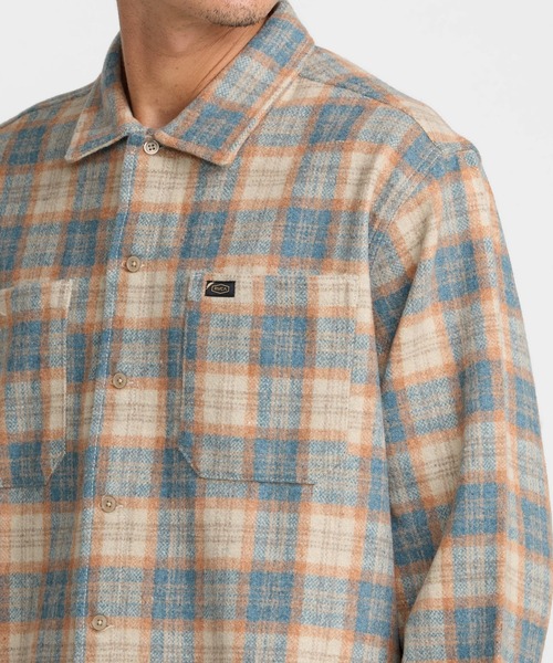 RVCA(ルーカ)の「RVCA メンズ DAYSHIFT FLANNEL 長袖シャツ 【2026年秋冬モデル】/ルーカチェックネルシャツ(シャツ/ブラウス・メンズ・ホワイト系その他/マルチ・SMALL/MEDIUM/LARGE/X-LARGE)」の6枚目の写真