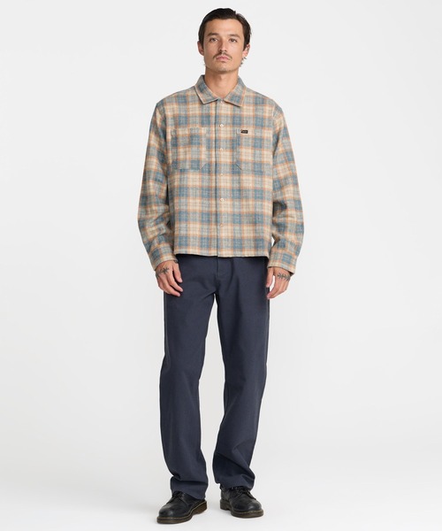 RVCA(ルーカ)の「RVCA メンズ DAYSHIFT FLANNEL 長袖シャツ 【2026年秋冬モデル】/ルーカチェックネルシャツ(シャツ/ブラウス・メンズ・ホワイト系その他/マルチ・SMALL/MEDIUM/LARGE/X-LARGE)」の7枚目の写真