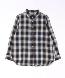【C-FORT POINT/フォートポイント】【綿100% 柔らかくて肌触りの良いコットン素材を贅沢に使用】チェックネルシャツ 秋カラー ナチュラル カジュアル レイヤード 羽織り