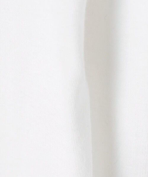 EDITION(エディション)の「コットンシルクシームレスクルーネックティーシャツ(Tシャツ/カットソー・レディース・ライトグレー/ホワイト・FREE)」の10枚目の写真