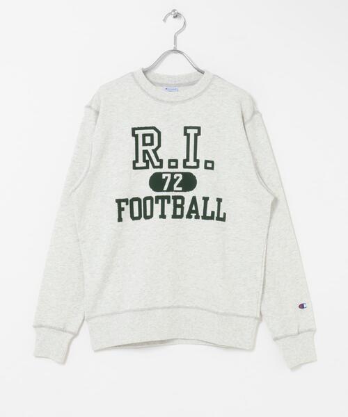 Champion(チャンピオン)の「Champion CREW NECK SWEATSHIRTS(スウェット・レディース・ブルー/オートミール/チャコールグレー・SMALL)」の2枚目の写真