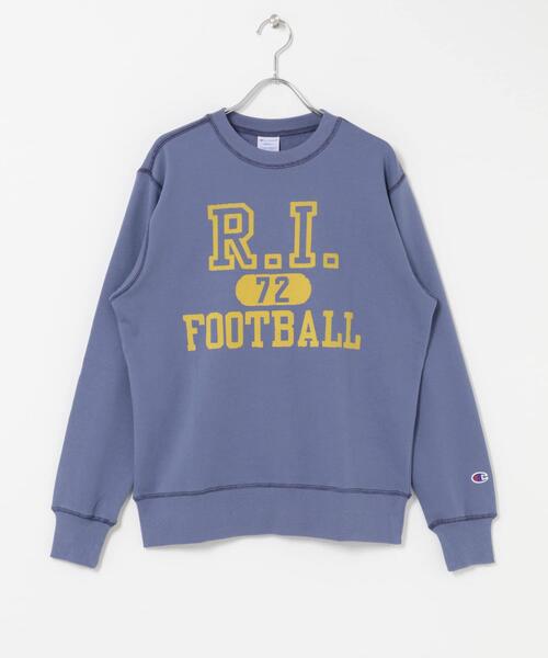 Champion(チャンピオン)の「Champion CREW NECK SWEATSHIRTS(スウェット・レディース・ブルー/オートミール/チャコールグレー・SMALL)」の8枚目の写真