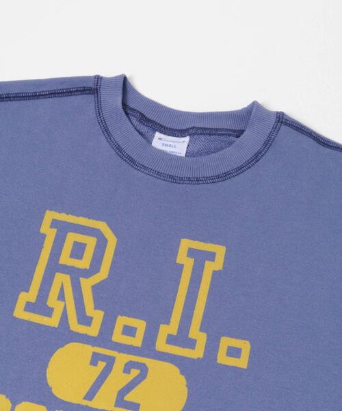 Champion(チャンピオン)の「Champion CREW NECK SWEATSHIRTS(スウェット・レディース・ブルー/オートミール/チャコールグレー・SMALL)」の9枚目の写真