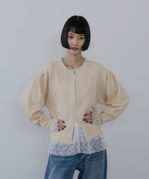 パフZIPカーディガン 1074560
