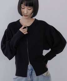 パフZIPカーディガン 1074560