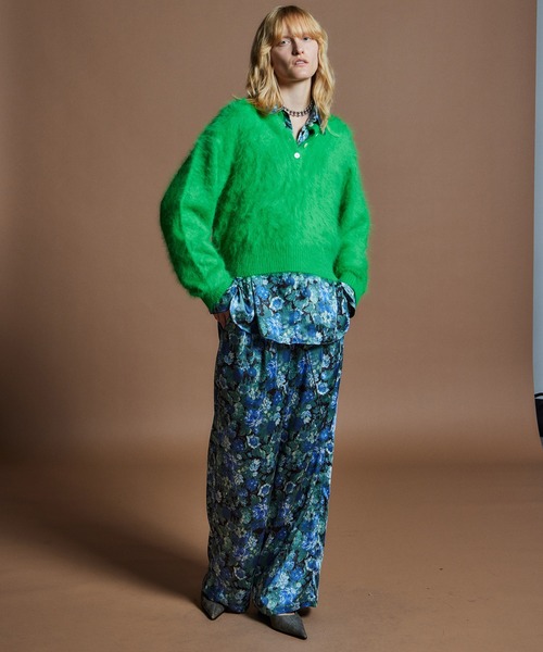 MAISON SPECIAL(メゾンスペシャル)の「【26WINTER PRE-ORDER】Angora Shaggy Knit/アンゴラシャギーニット(ニット/セーター・レディース・ブラック/パープル/グレー/グリーン・FREE)」の10枚目の写真
