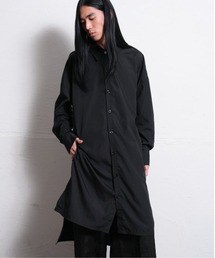 Ruze（ルゼ）の「Accent button side-slit long shirt/アクセントボタンサイドスリットロングシャツ（シャツ/ブラウス）」