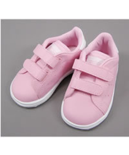 green label relaxing（グリーンレーベルリラクシング）の「adidas STANSMITH スニーカー（スニーカー・キッズ・LT.PINK/ホワイト/Orange/ピンク・14cm/16cm/13cm/15cm）」の4枚目の写真