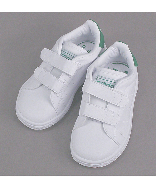 green label relaxing（グリーンレーベルリラクシング）の「adidas STANSMITH スニーカー（スニーカー・キッズ・LT.PINK/ホワイト/Orange/ピンク・14cm/16cm/13cm/15cm）」の9枚目の写真