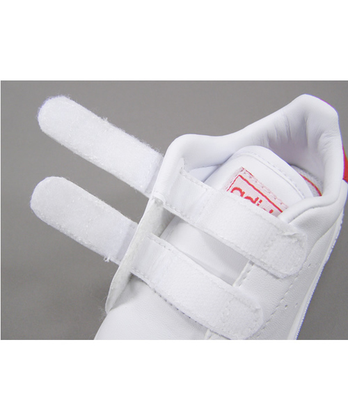 green label relaxing（グリーンレーベルリラクシング）の「adidas STANSMITH スニーカー（スニーカー・キッズ・LT.PINK/ホワイト/Orange/ピンク・14cm/16cm/13cm/15cm）」の12枚目の写真
