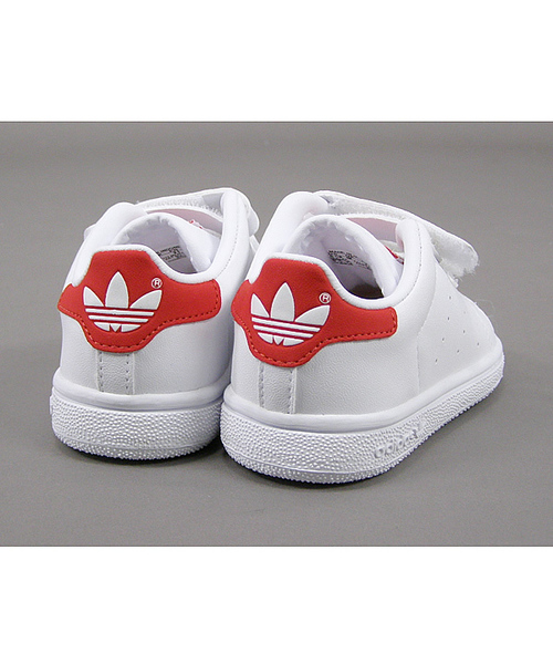 green label relaxing（グリーンレーベルリラクシング）の「adidas STANSMITH スニーカー（スニーカー・キッズ・LT.PINK/ホワイト/Orange/ピンク・14cm/16cm/13cm/15cm）」の8枚目の写真