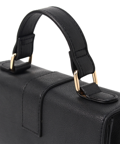 E hyphen world gallery（イーハイフンワールドギャラリー）の「コンパクトバッグ（ショルダーバッグ・レディース・アイボリー/ブラック/マスタード/ブルーグリーン/ピンクベージュ・FREE）」の7枚目の写真