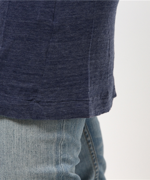 v::room(ヴィルーム)の「【V::ROOM 】ブイ ルーム/ high soft melnge jersey dress s/s(ワンピース・レディース・ネイビー/ブラック・SMALL/XX-SMALL/X-SMALL)」の8枚目の写真