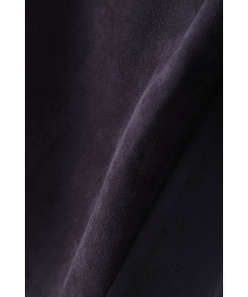 NATURAL BEAUTY BASIC（ナチュラルビューティーベーシック）の「◆【and GIRL 8月号掲載】スエードサテン×ダブルクロス ブラウス（シャツ/ブラウス・レディース・ベージュ/ネイビー・SMALL/MEDIUM）」の10枚目の写真