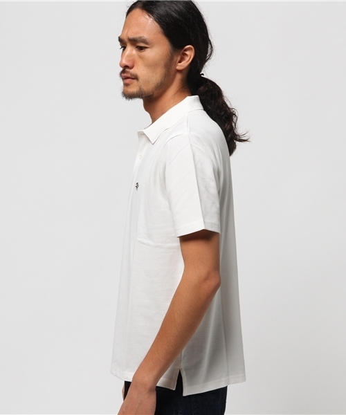 CIAOPANIC TYPY（チャオパニックティピー）の「【クールプラス】カノコポロシャツ（ポロシャツ・メンズ・ブラック/ネイビー/ホワイト/ワインレッド・MEDIUM/SMALL/LARGE）」の8枚目の写真