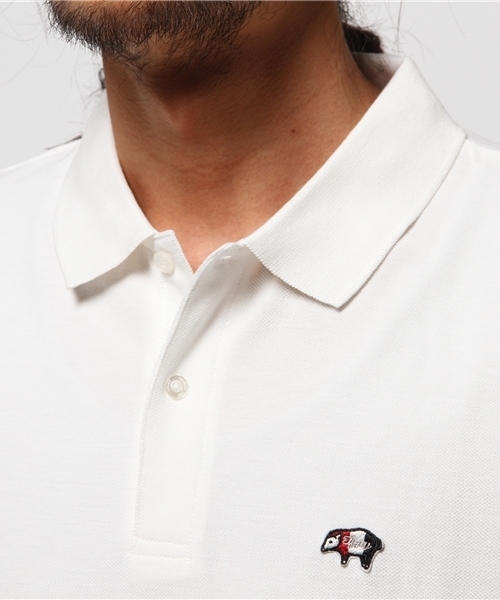 CIAOPANIC TYPY（チャオパニックティピー）の「【クールプラス】カノコポロシャツ（ポロシャツ・メンズ・ブラック/ネイビー/ホワイト/ワインレッド・MEDIUM/SMALL/LARGE）」の10枚目の写真