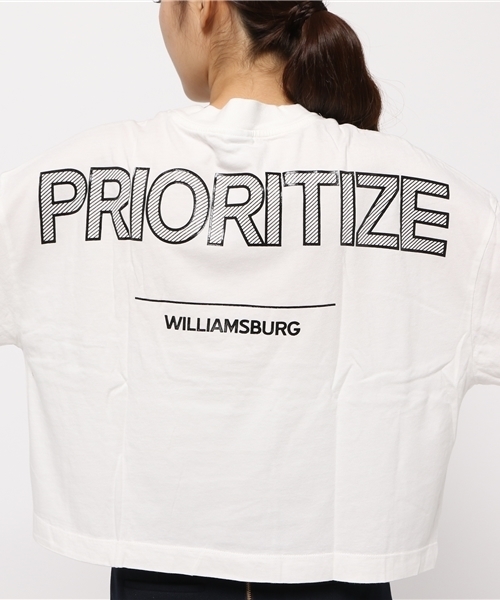MOUSSY（マウジー）の「PRIORITIZE TSJ（Tシャツ/カットソー・レディース・ブラック/トップグレー/ホワイト・FREE）」の8枚目の写真