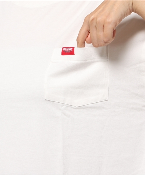 MOUSSY（マウジー）の「PRIORITIZE TSJ（Tシャツ/カットソー・レディース・ブラック/トップグレー/ホワイト・FREE）」の11枚目の写真