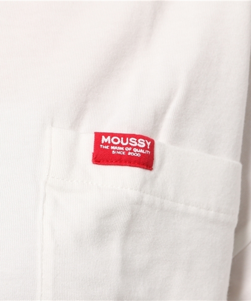 MOUSSY（マウジー）の「PRIORITIZE TSJ（Tシャツ/カットソー・レディース・ブラック/トップグレー/ホワイト・FREE）」の13枚目の写真