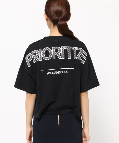 MOUSSY（マウジー）の「PRIORITIZE TSJ（Tシャツ/カットソー・レディース・ブラック/トップグレー/ホワイト・FREE）」の15枚目の写真