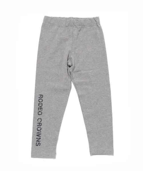 RODEO CROWNS WIDE BOWL（ロデオクラウンズワイドボウル）の「ロゴ レギンス（その他パンツ・キッズ・ブラック/トップグレー・SMALL/LARGE/MEDIUM/X-SMALL）」の2枚目の写真