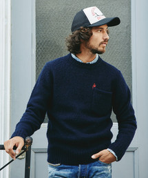 HYSTERIC GLAMOUR | DEVIL WOMAN刺繍 プルオーバー(ニット/セーター)