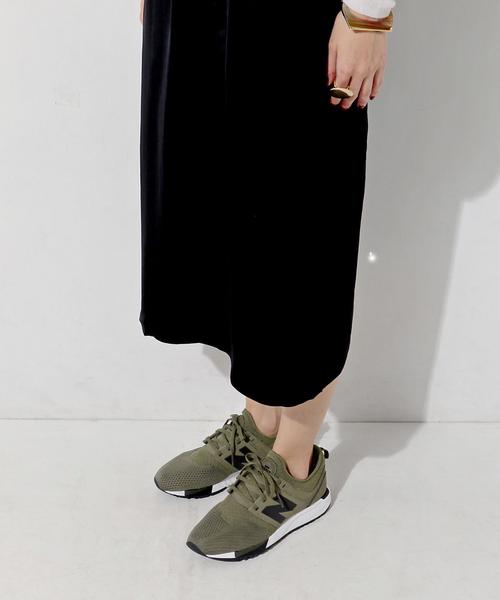 NEW BALANCE（ニューバランス）の「＜New Balance（ニューバランス）＞WRL247 スニーカー①† ◆（スニーカー・レディース・ブラック/オリーブ・24/25/23.5/22.5/24.5/23）」の5枚目の写真
