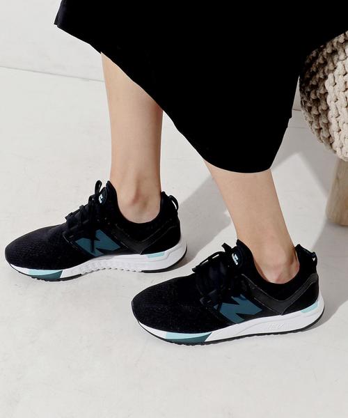 NEW BALANCE（ニューバランス）の「＜New Balance（ニューバランス）＞WRL247 スニーカー①† ◆（スニーカー・レディース・ブラック/オリーブ・24/25/23.5/22.5/24.5/23）」の7枚目の写真