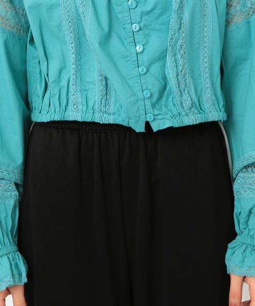 Another Edition（アナザーエディション）の「ラインワイドパンツ ◆（その他パンツ・レディース・ブラック/ナチュラル/ロイヤルブルー・フリー）」の7枚目の写真