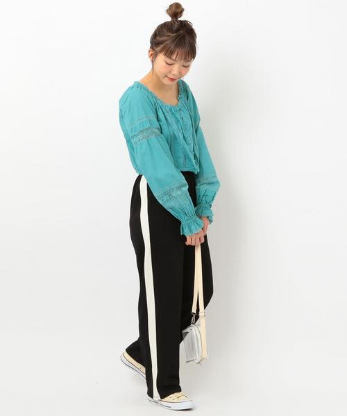 Another Edition（アナザーエディション）の「ラインワイドパンツ ◆（その他パンツ・レディース・ブラック/ナチュラル/ロイヤルブルー・フリー）」の19枚目の写真