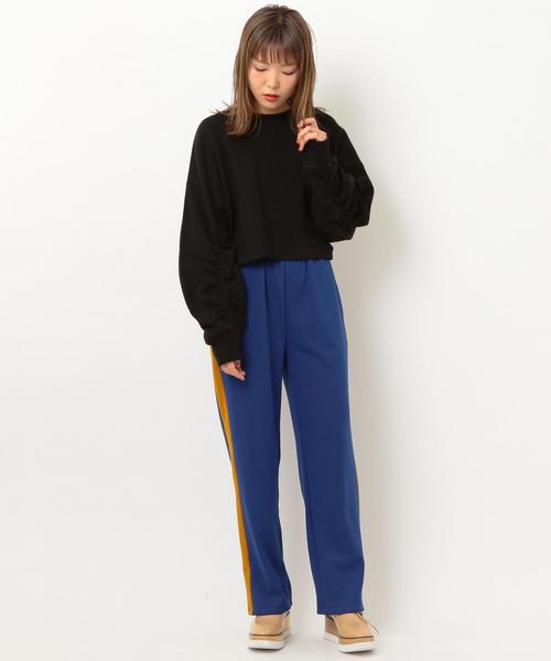 Another Edition（アナザーエディション）の「ラインワイドパンツ ◆（その他パンツ・レディース・ブラック/ナチュラル/ロイヤルブルー・フリー）」の13枚目の写真