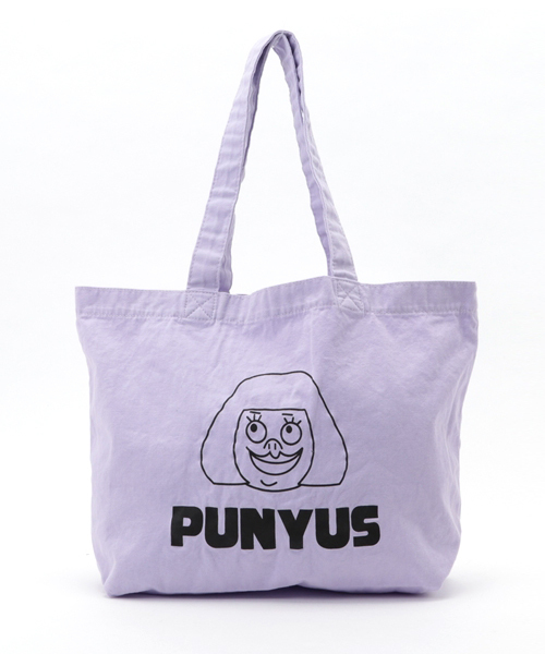 PUNYUS(プニュズ)の「カラートート(トートバッグ・レディース・グリーン/ピンク/インディゴブルー/イエロー/ライトパープル/アイボリー/ブラック・FREE)」の5枚目の写真