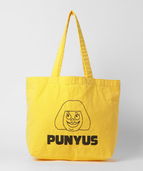 PUNYUS(プニュズ)の「カラートート(トートバッグ・レディース・グリーン/ピンク/インディゴブルー/イエロー/ライトパープル/アイボリー/ブラック・FREE)」の6枚目の写真