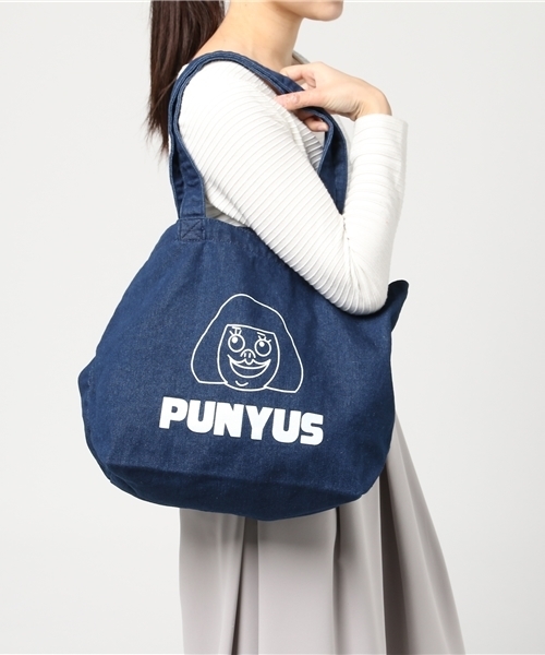 PUNYUS(プニュズ)の「カラートート(トートバッグ・レディース・グリーン/ピンク/インディゴブルー/イエロー/ライトパープル/アイボリー/ブラック・FREE)」の14枚目の写真