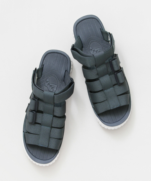 SHAKA(シャカ)の「SHAKA×UR 別注RALLY SLIDE(サンダル・メンズ・インディゴブルー・8/10/9/7)」の2枚目の写真