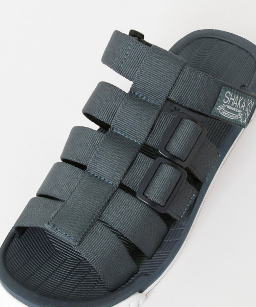 SHAKA(シャカ)の「SHAKA×UR 別注RALLY SLIDE(サンダル・メンズ・インディゴブルー・8/10/9/7)」の6枚目の写真