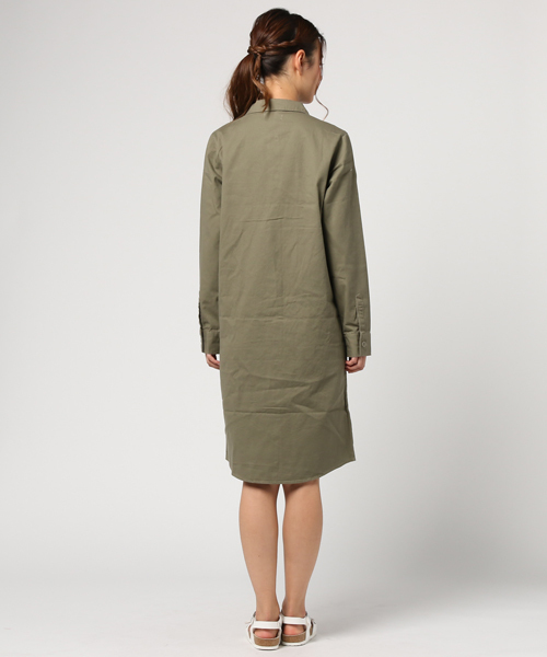 PUNYUS（プニュズ）の「ミリタリーシャツワンピース（シャツワンピース・レディース・その他1/カーキ・3/1/4/2）」の7枚目の写真