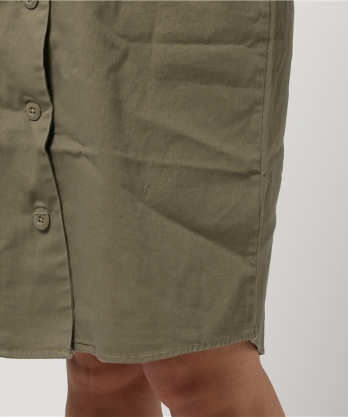 PUNYUS（プニュズ）の「ミリタリーシャツワンピース（シャツワンピース・レディース・その他1/カーキ・3/1/4/2）」の4枚目の写真