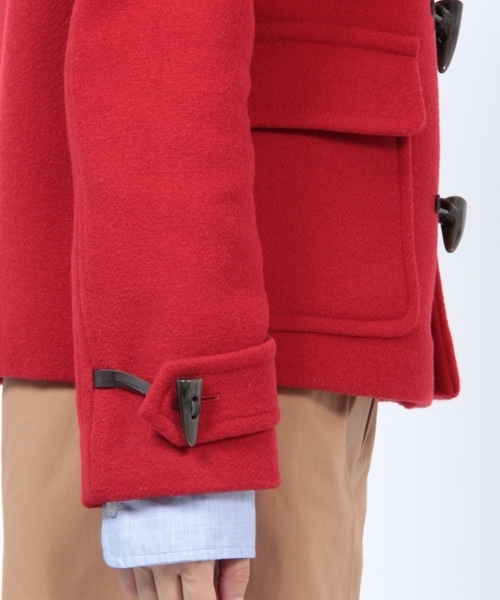 BEAUTY&YOUTH UNITED ARROWS(ビューティーアンドユースユナイテッドアローズ)の「BY ショートダッフル レッド (kske115) † ◆(ダッフルコート・レディース・レッド・SMALL/MEDIUM)」の6枚目の写真