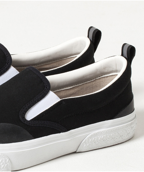 SLACK FOOTWEAR（スラックフットウェア）の「【SLACK】CALMER/キャンバススリッポン/SL1106（スニーカー・メンズ・ブラック/ホワイト/ネイビー/ベージュ・26.5cm/27.5cm/26.0cm/27.0cm/25.5cm/26/27/27.5/26.5）」の13枚目の写真