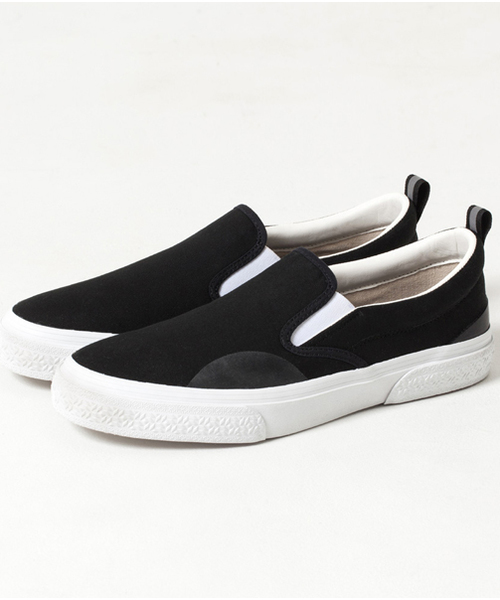 SLACK FOOTWEAR（スラックフットウェア）の「【SLACK】CALMER/キャンバススリッポン/SL1106（スニーカー・メンズ・ブラック/ホワイト/ネイビー/ベージュ・26.5cm/27.5cm/26.0cm/27.0cm/25.5cm/26/27/27.5/26.5）」の17枚目の写真