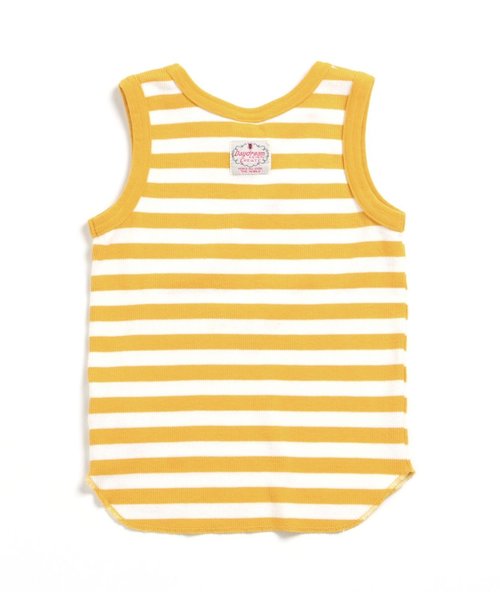 BREEZE（ブリーズ）の「裾ラウンドタンクトップ（タンクトップ・キッズ・マスタード/ネイビー/ターコイズブルー・80/100/120/130/90/110/95/140）」の7枚目の写真