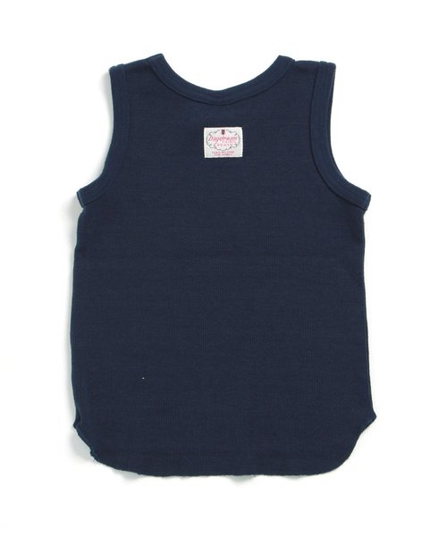 BREEZE（ブリーズ）の「裾ラウンドタンクトップ（タンクトップ・キッズ・マスタード/ネイビー/ターコイズブルー・80/100/120/130/90/110/95/140）」の8枚目の写真