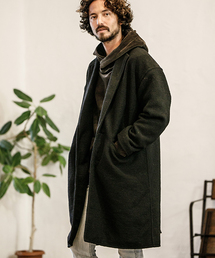 CAMBIO | mj4910-Sliver Knit Wide Chester Field Coat コート(チェスターコート)