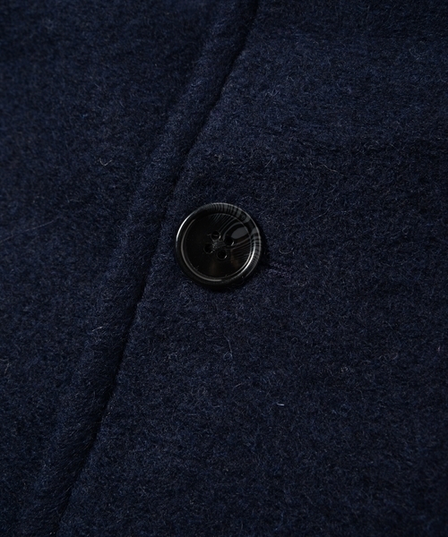 CAMBIO(カンビオ)の「mj4910-Sliver Knit Wide Chester Field Coat コート(チェスターコート・メンズ・チャコール/ネイビー/ブラック・L/S/M)」の20枚目の写真