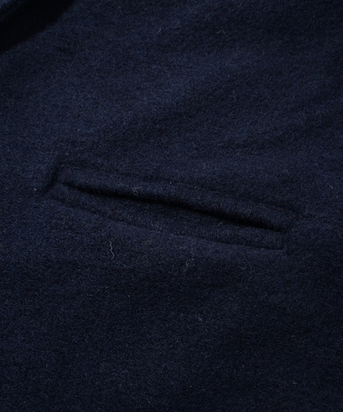 CAMBIO(カンビオ)の「mj4910-Sliver Knit Wide Chester Field Coat コート(チェスターコート・メンズ・チャコール/ネイビー/ブラック・L/S/M)」の9枚目の写真